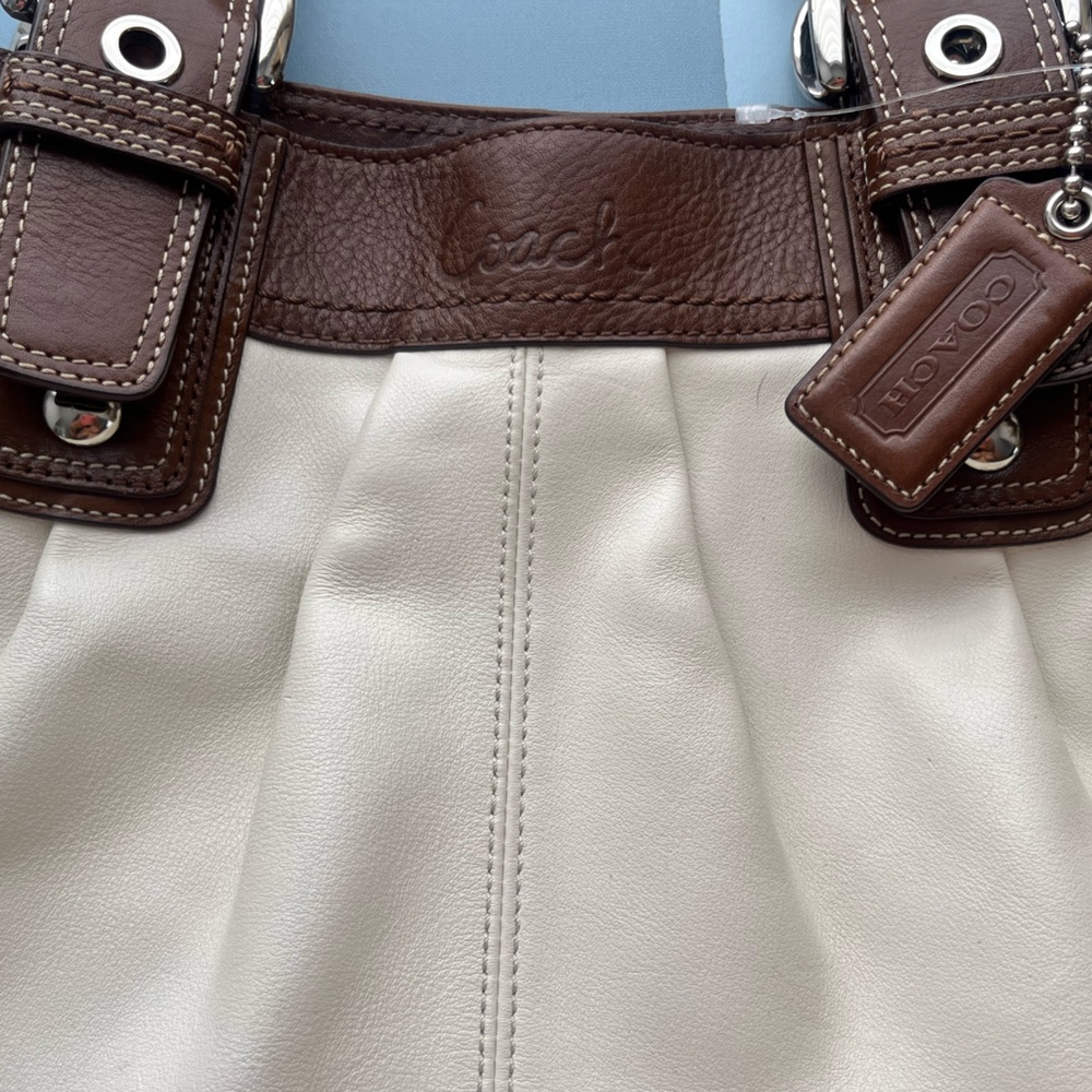 Coach SoHo - Vintage Off-white and Brown Tote